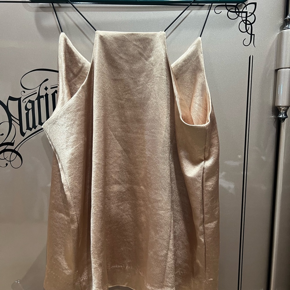 Lumiere ladies gold cami size large
